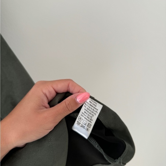 LIONESS Win Some Lose Some Ruched Mini Dress in Moss Green XS - Picture 9 of 9